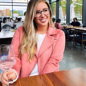 Old Navy Pink Suede Jacket